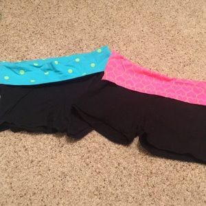‼️3 FOR 13‼️ Two pairs of yoga shorts!